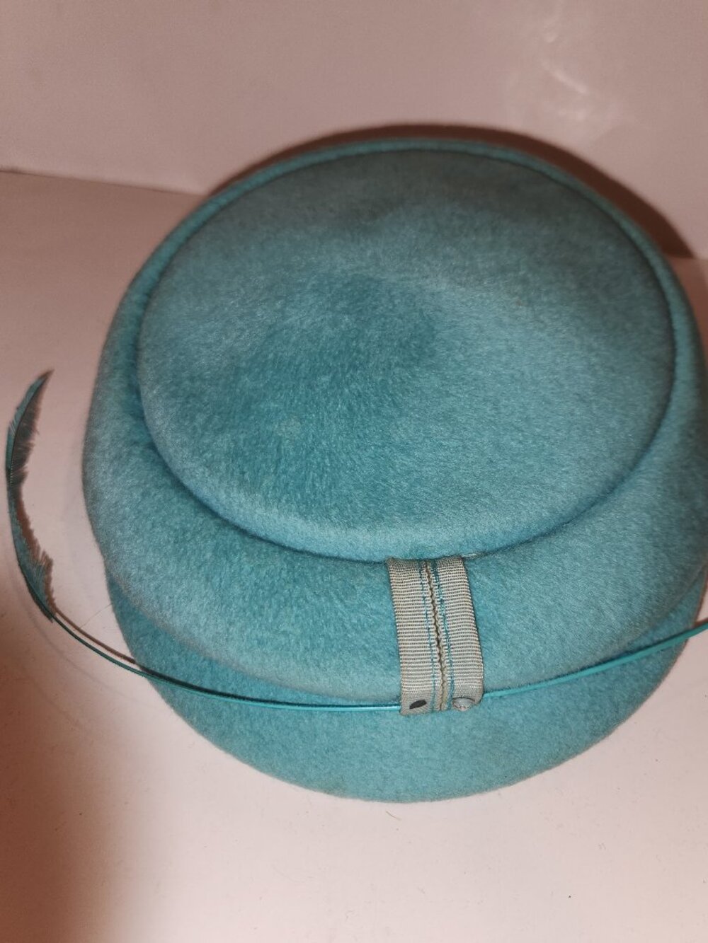 Vintage Henry Pollack Glenover Wool Hat with Feather *AS IS PLS READ*